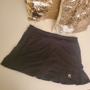 Black Fila Tennis skirt with shorts underneath size small